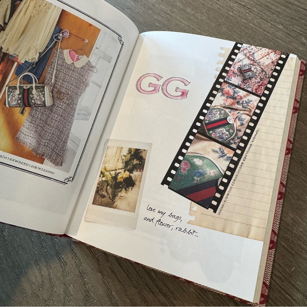 NIP GUCCI "My Scrapbook" Limited Edition Notebook BAILA 2018 Japan Exclusive - Picture 9 of 16